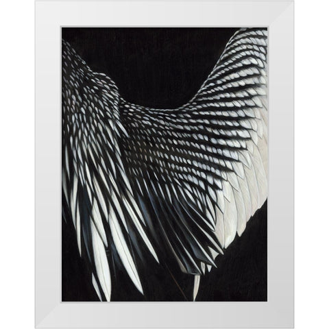 Motion White Modern Wood Framed Art Print by Urban Road