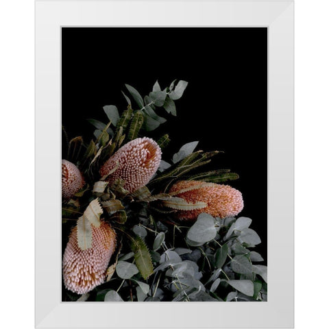 Botany White Modern Wood Framed Art Print by Urban Road