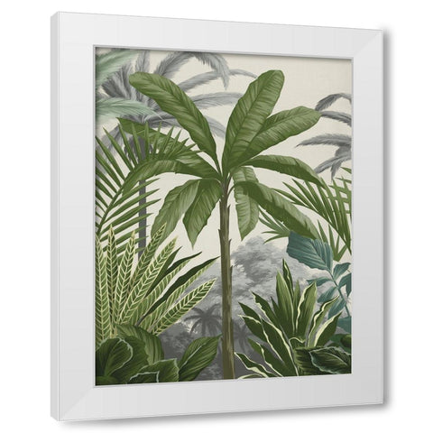 Las Palmas II White Modern Wood Framed Art Print by Urban Road