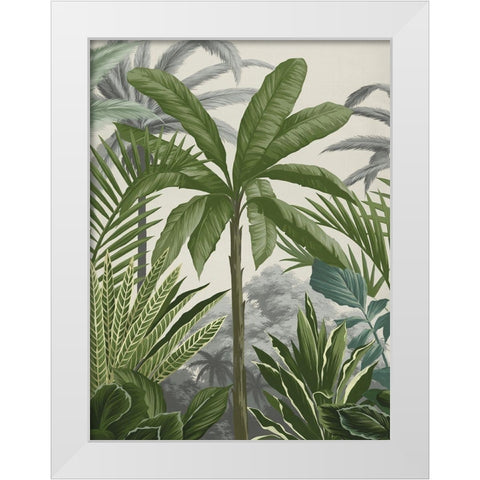 Las Palmas II White Modern Wood Framed Art Print by Urban Road