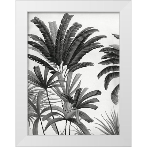 Dominica I White Modern Wood Framed Art Print by Urban Road
