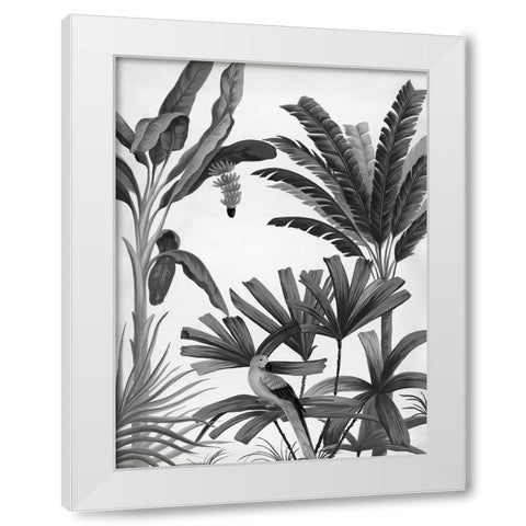 Dominica III White Modern Wood Framed Art Print by Urban Road