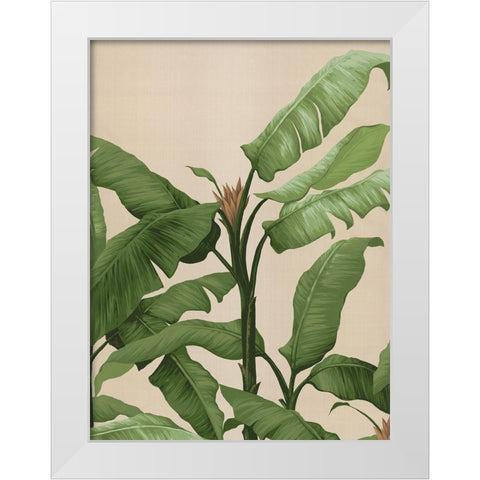 Panama II White Modern Wood Framed Art Print by Urban Road