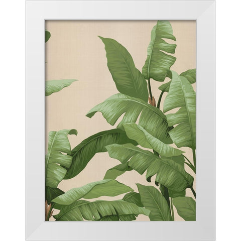 Panama III White Modern Wood Framed Art Print by Urban Road