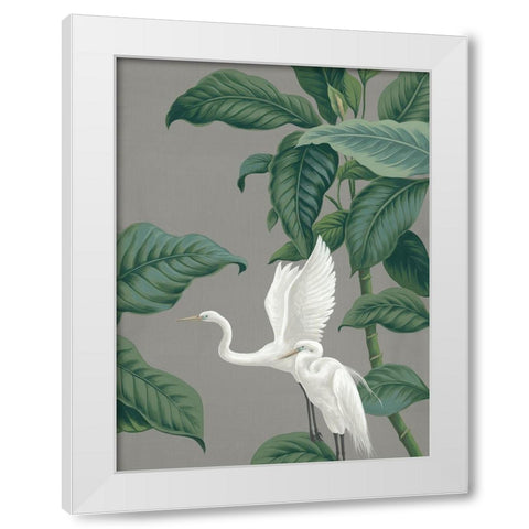 Paper Crane III White Modern Wood Framed Art Print by Urban Road