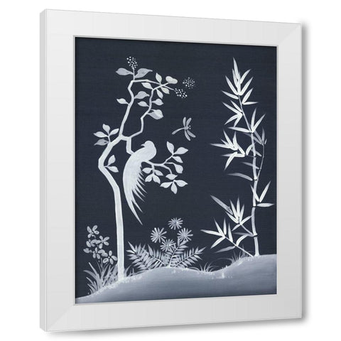 Zen Garden II White Modern Wood Framed Art Print by Urban Road