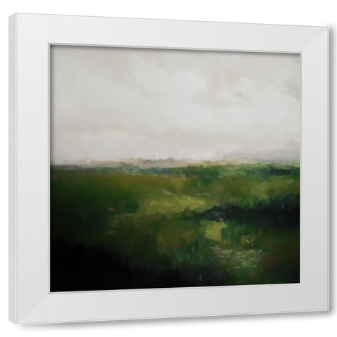 Woodroffe White Modern Wood Framed Art Print by Urban Road