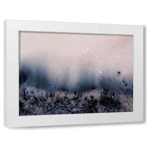 Southern Cross White Modern Wood Framed Art Print by Urban Road