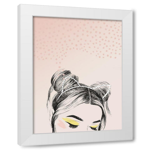 Charlie Poster White Modern Wood Framed Art Print by Urban Road