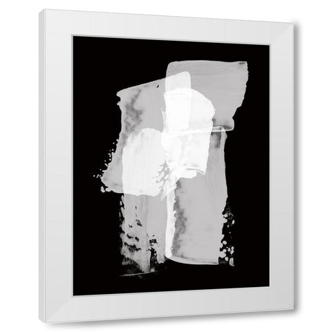 Contrast Chrome Poster White Modern Wood Framed Art Print by Urban Road