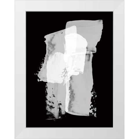 Contrast Chrome Poster White Modern Wood Framed Art Print by Urban Road