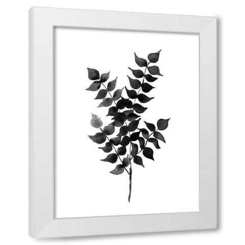 Cedar Black Poster White Modern Wood Framed Art Print by Urban Road