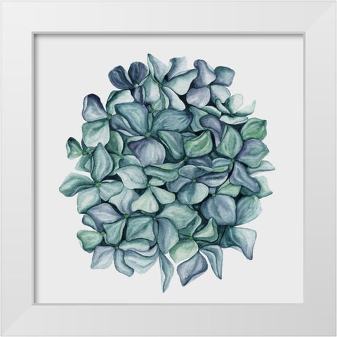 Hydrangea Poster White Modern Wood Framed Art Print by Urban Road