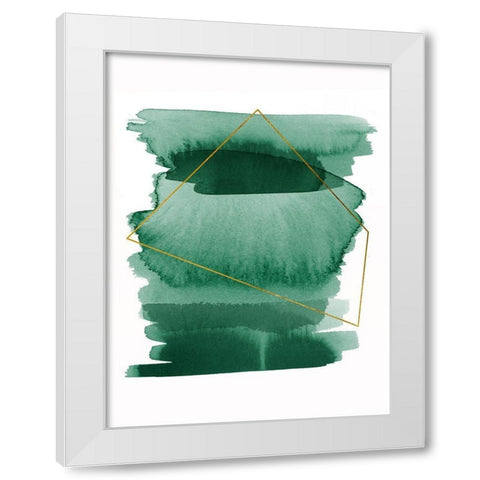 Greenset Poster White Modern Wood Framed Art Print by Urban Road