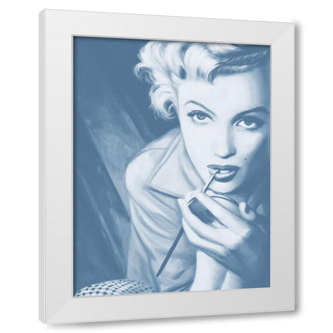 Marilyn Dusk Poster White Modern Wood Framed Art Print by Urban Road
