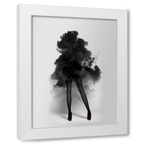 Smokescreen Poster White Modern Wood Framed Art Print by Urban Road