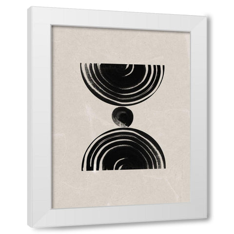 Nairobi White Modern Wood Framed Art Print by Urban Road