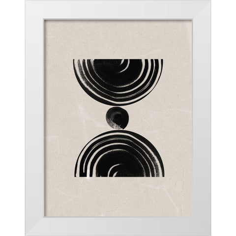 Nairobi White Modern Wood Framed Art Print by Urban Road