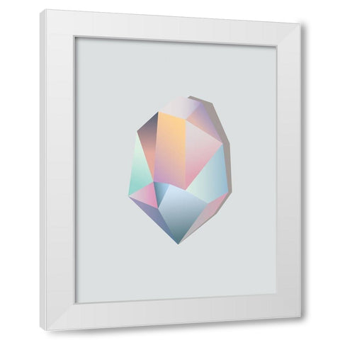 Aurora I Poster White Modern Wood Framed Art Print by Urban Road