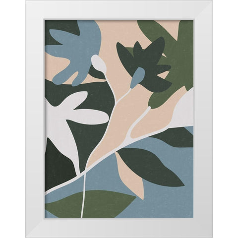 Garden Party Poster White Modern Wood Framed Art Print by Urban Road