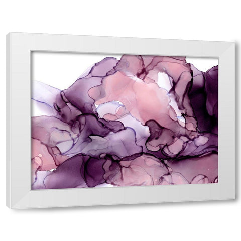 Grape Soda Poster White Modern Wood Framed Art Print by Urban Road