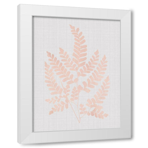 Chestnut Blush Poster White Modern Wood Framed Art Print by Urban Road