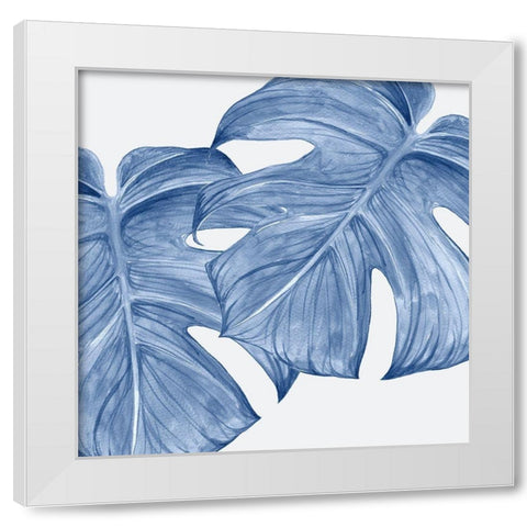 Royal Monstera I White Modern Wood Framed Art Print by Urban Road