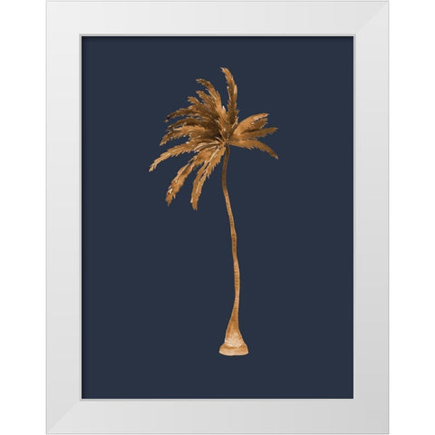 Golden Palm IIII  White Modern Wood Framed Art Print by Urban Road
