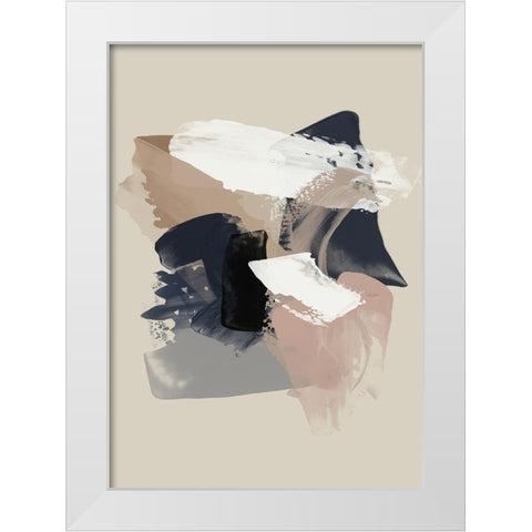 Afterthought II  White Modern Wood Framed Art Print by Urban Road