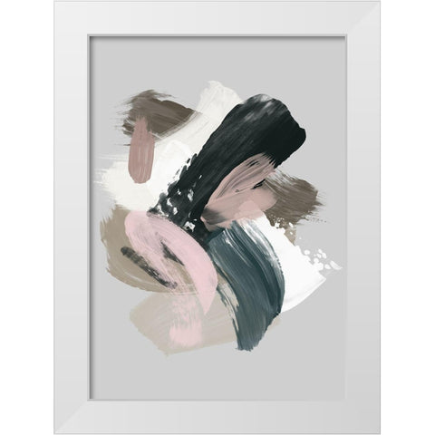 Serene Delight II White Modern Wood Framed Art Print by Urban Road