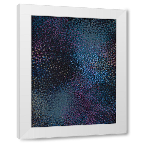 Starry Sky Poster White Modern Wood Framed Art Print by Urban Road