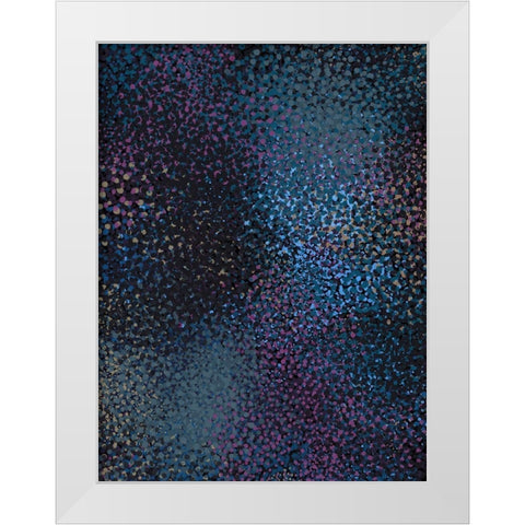 Starry Sky Poster White Modern Wood Framed Art Print by Urban Road