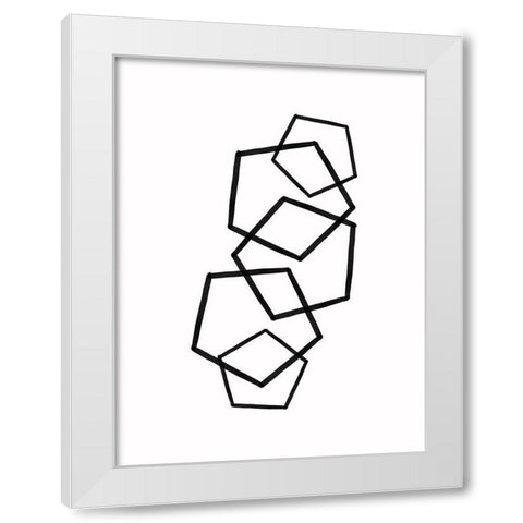 Invert Poster White Modern Wood Framed Art Print by Urban Road