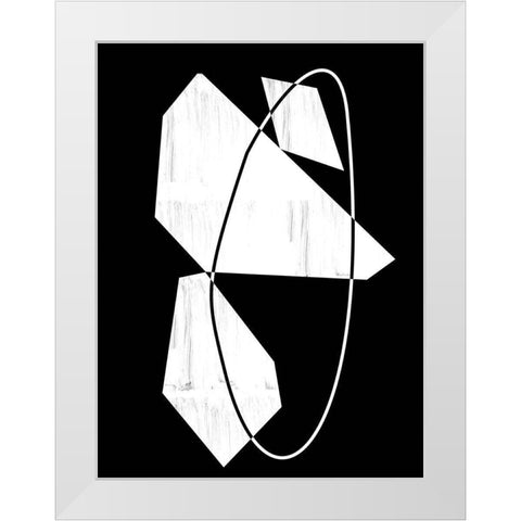 Contour I Poster White Modern Wood Framed Art Print by Urban Road