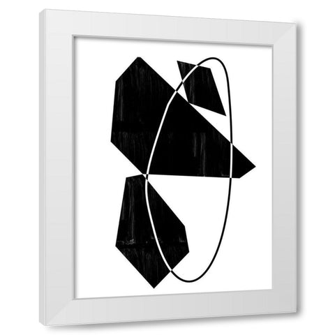 Contour II Poster White Modern Wood Framed Art Print by Urban Road