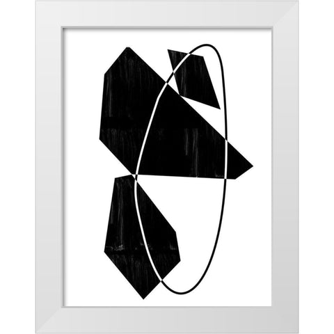 Contour II Poster White Modern Wood Framed Art Print by Urban Road