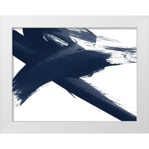 Total X - Evening Ink White Modern Wood Framed Art Print by Urban Road