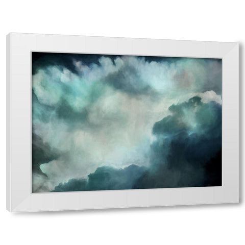 Transcend - Charged White Modern Wood Framed Art Print by Urban Road