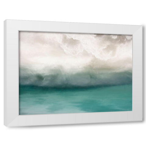 Transcend - The Wait White Modern Wood Framed Art Print by Urban Road