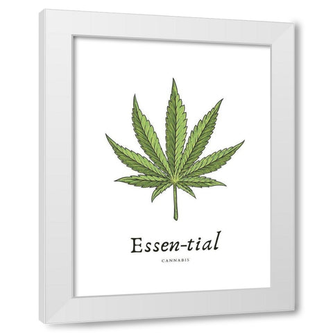 Artsy Quotes Quote: Essentials White Modern Wood Framed Art Print by ArtsyQuotes