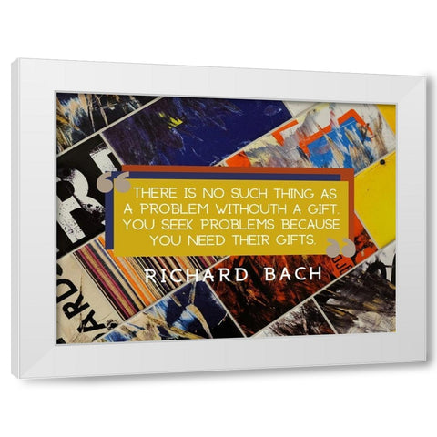 Richard Bach Quote: Gifts White Modern Wood Framed Art Print by ArtsyQuotes