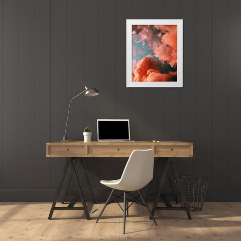 William James Quote: Makes a Difference White Modern Wood Framed Art Print by ArtsyQuotes
