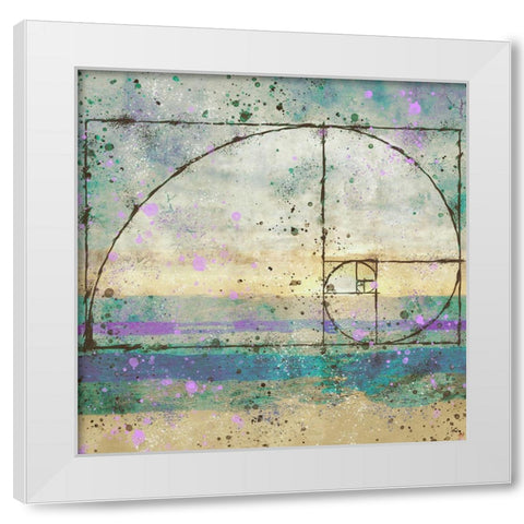 Fibonacci I White Modern Wood Framed Art Print by Wiley, Marta