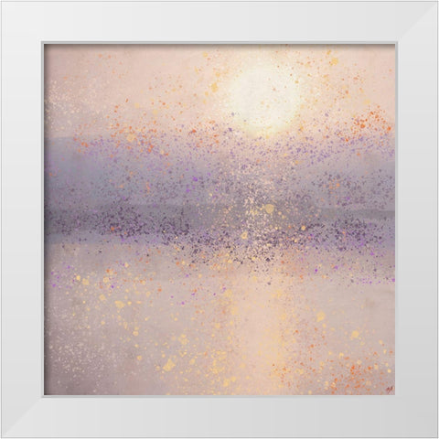 Lake Reflection XX White Modern Wood Framed Art Print by Wiley, Marta