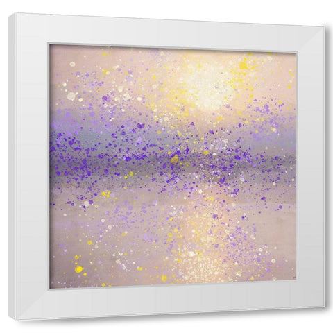 Lake Reflection II White Modern Wood Framed Art Print by Wiley, Marta