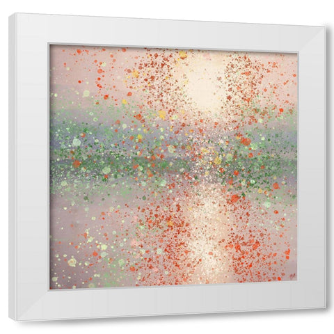 Lake Reflection III White Modern Wood Framed Art Print by Wiley, Marta