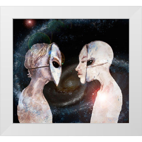 Hybrid II White Modern Wood Framed Art Print by Wiley, Marta