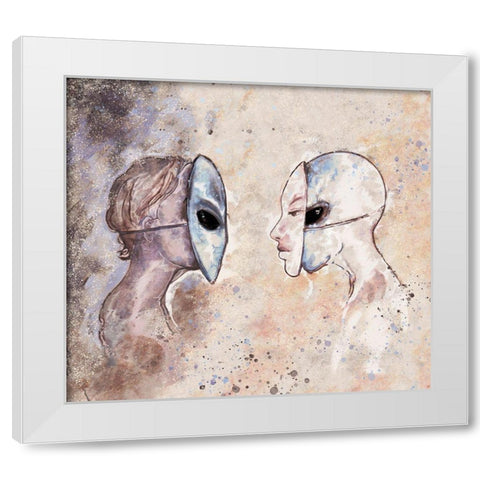 Hybrid IIII White Modern Wood Framed Art Print by Wiley, Marta