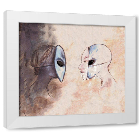 Hybrid VIII White Modern Wood Framed Art Print by Wiley, Marta