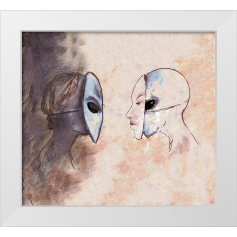 Hybrid VIII White Modern Wood Framed Art Print by Wiley, Marta